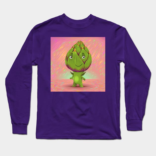 Artichoke Long Sleeve T-Shirt by ddraw